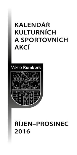 2016 Kalendář kulturních a sportovních akcí