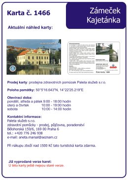 1466 Zámeček Kajetánka