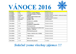 v&aacute;noce 2016