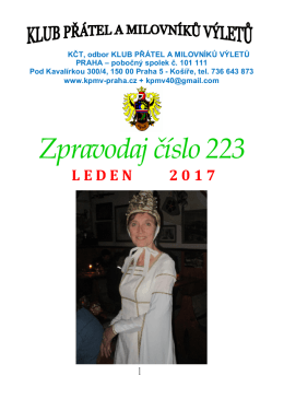 Zpravodaj číslo 223: číst