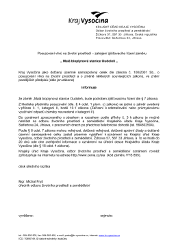 Posuzování vlivů na životní prostředí
