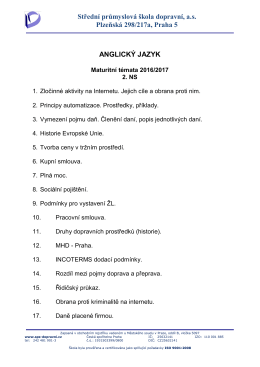 Maturitn&iacute; t&eacute;mata 2016-2017 2.NS CJA 3. č&aacute;st