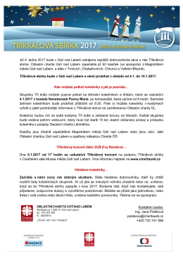 Již 4. ledna 2017 bude v Ústí nad Labem zahájena největší