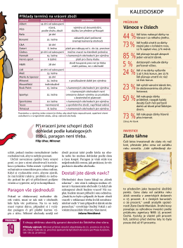 Zlato.cz v příloze MF Dnes