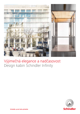 Design kabin Schindler Infinity