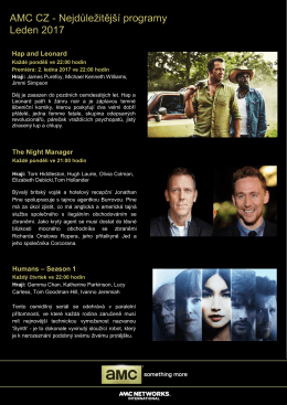 AMC CZ - Programming Highlights