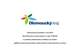 propagace Olomouckého kraje