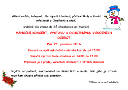 plakát - ZŠ Chvalkovice