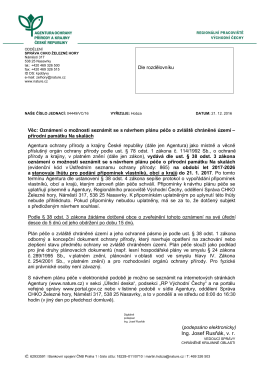 Ing. Josef Rusň&aacute;k, vr - Spr&aacute;va CHKO Železn&eacute; hory