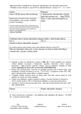 přihl&aacute;&scaron;ku - STČ-HK