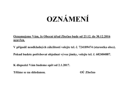 Hlavička &uacute;řadu