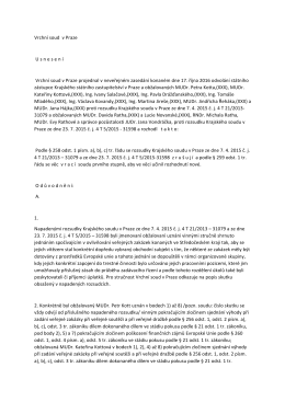 Anonymizované usnesení si můžete prohlédnout zde.