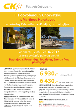 CKfit Letak Chorvatsko_Zelena Punta_Horáková Martina 6 2017