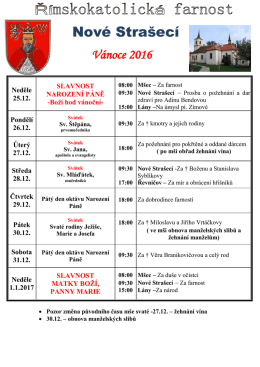 Vánoce 2016 a - Farnost Nové Strašecí