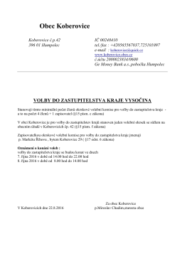 Volby do zastupitelstva kraje Vysočina