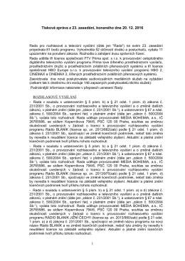 více - RRTV