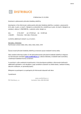 Filtrace adres - &Uacute;ředn&iacute; deska