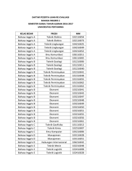 Bahasa inggris A Teknik Elektro 102116054 Bahasa inggris A