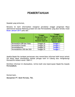 pemberitahuan