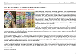 bank indonesia cetak rupiah sesuai kebutuhan masyarakat