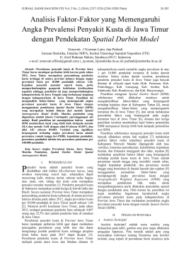 Analisis Faktor-Faktor yang Memengaruhi Angka Prevalensi