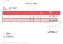 RUP Cleaning Service (CS) dan Security RSUD dr. H. Soewondo