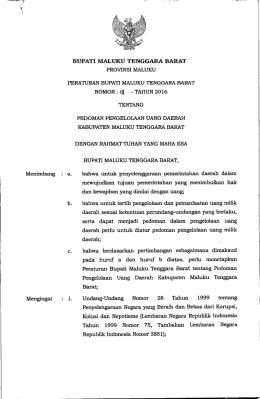 Selengkapnya - BPK RI Perwakilan Provinsi Maluku