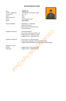 PPID KPU BONDOWOSO