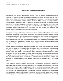 Partai Politik dan Kebangsaan Indonesia, Ramlan Surbakti