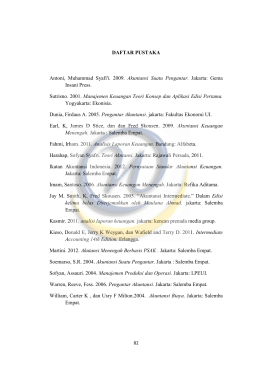 Daftar Pustaka - Widyatama Repository Home