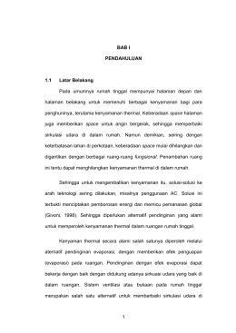 1 BAB I PENDAHULUAN 1.1 Latar Belakang Pada umumnya rumah