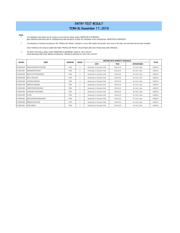 RESULT ENTRY TEST GEL 3 WEB