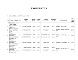 Informasi mengenai Prospektus Indonesia Eximbank dapat dilihat