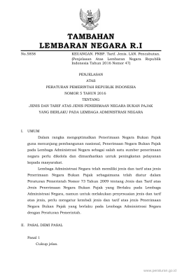 tambahan lembaran negara ri