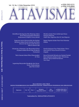 2016 COVER ATAVISME DESEMBER