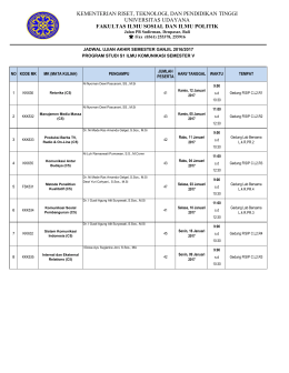 KOM 5.xlsm - FISIP - Universitas Udayana