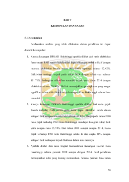 BAB V KESIMPULAN DAN SARAN 5.1.Kesimpulan Berdasarkan