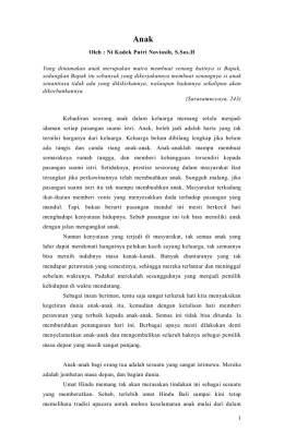 Anak - Kanwil Kemenag Sulut