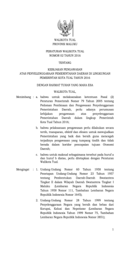 Selengkapnya - BPK RI Perwakilan Provinsi Maluku