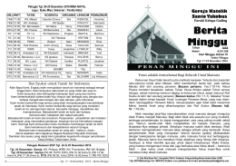 doa keluarga - Gereja Santo Yakobus , Paroki Kelapa Gading, Jakarta