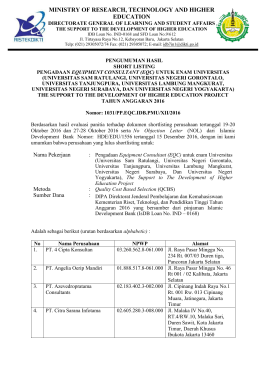 ministry of research, technology and higher education