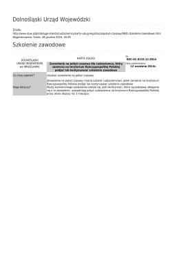 Generuj PDF - Dolnośląski Urząd Wojewódzki