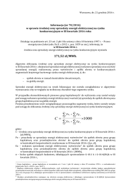 Informacja nr 70/2016