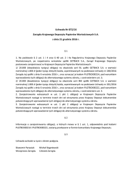 Uchwała Nr 0872-2016