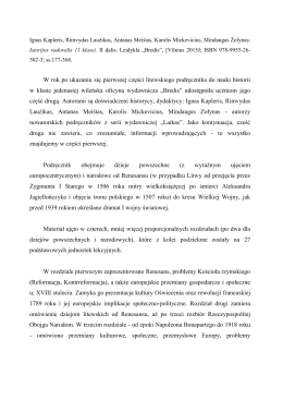 W rok po ukazaniu się pierwszej części litewskiego podręcznika do