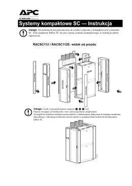 Systemy kompaktowe SC &mdash; Instrukcja