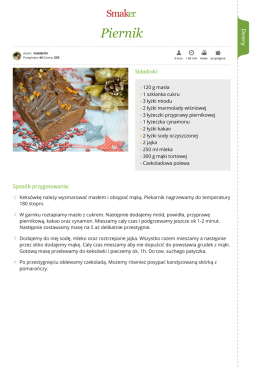 Piernik - Smaker.pl