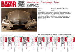 Motorhaube , Stosstange , Front