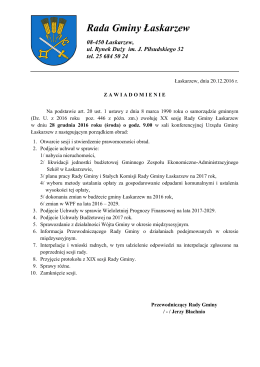Rada Gminy Łaskarzew