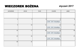 wieczorek bożena